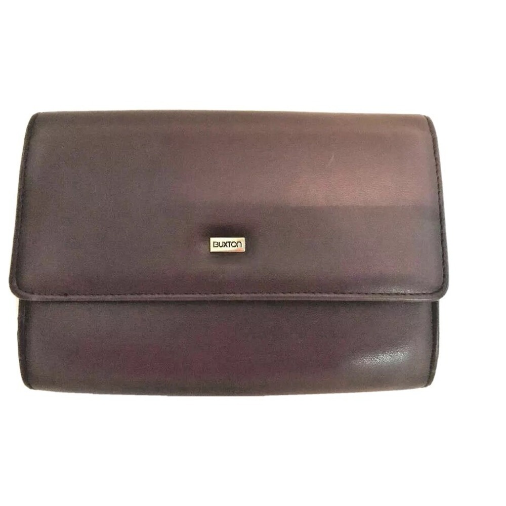 Buxton Brown Wallet Clutch No Strap Gently Used
